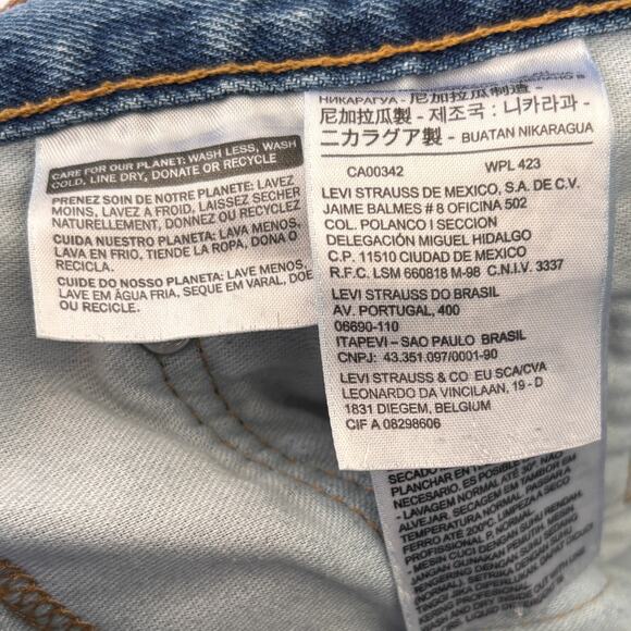 Levi’s 550 Relaxed Fit Men’s Jeans 44x32 Medium Wash Denim Classic Red Tab - Picture 7 of 10